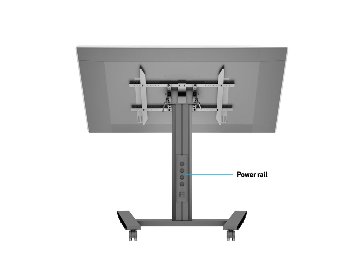Multibrackets M 110 HD Tilt & Table Black Mobile Floor Stand for 32"-55" Screens | 7350022736252 Floor Stand Multibrackets