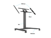 Multibrackets M 110 HD Tilt & Table Black Mobile Floor Stand for 32"-55" Screens | 7350022736252 Floor Stand Multibrackets