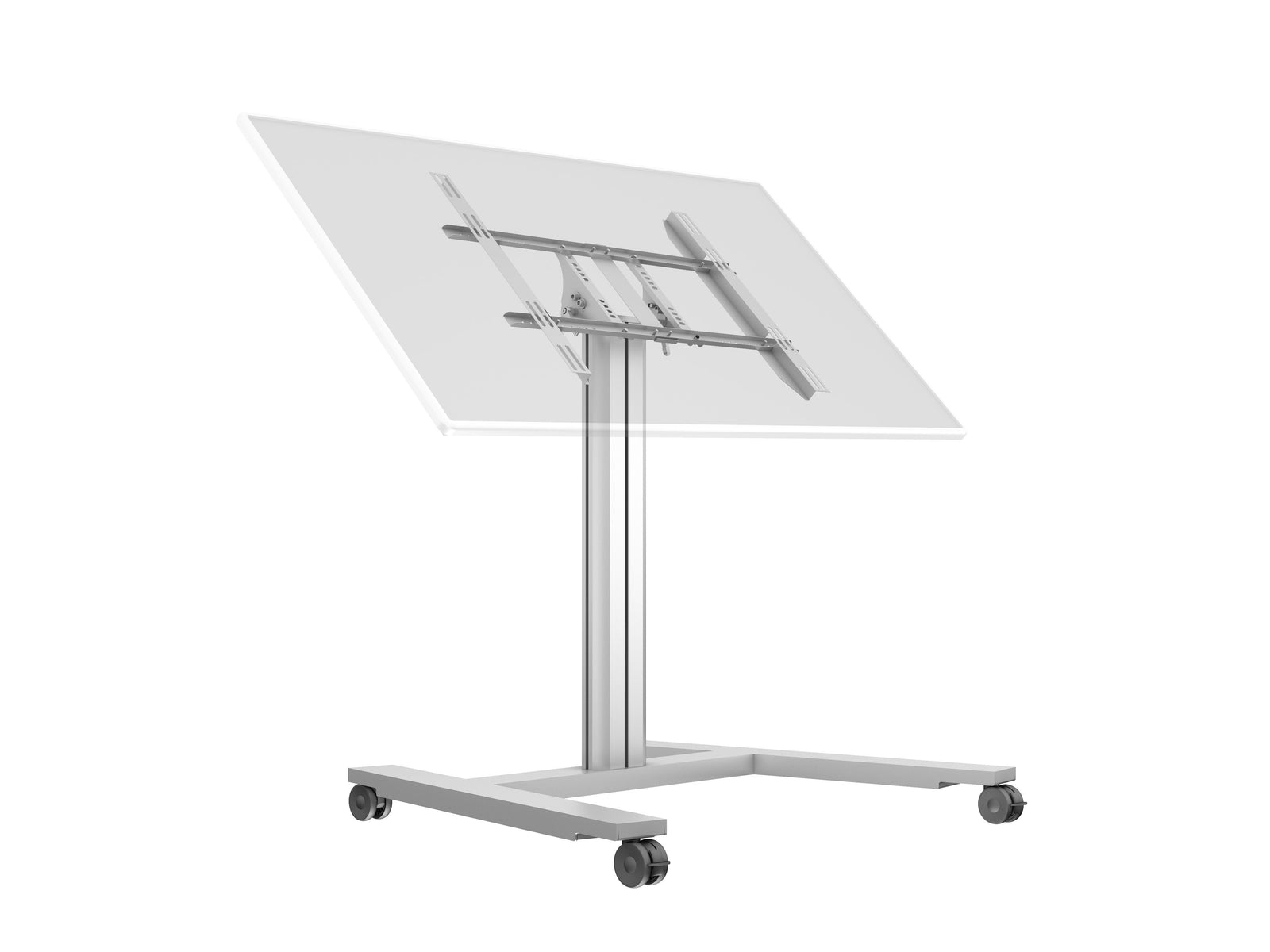 Multibrackets M 110 HD Tilt & Table Silver Mobile Floor Stand for 32"-55" Screens | 7350022735378 Floor Stand Multibrackets