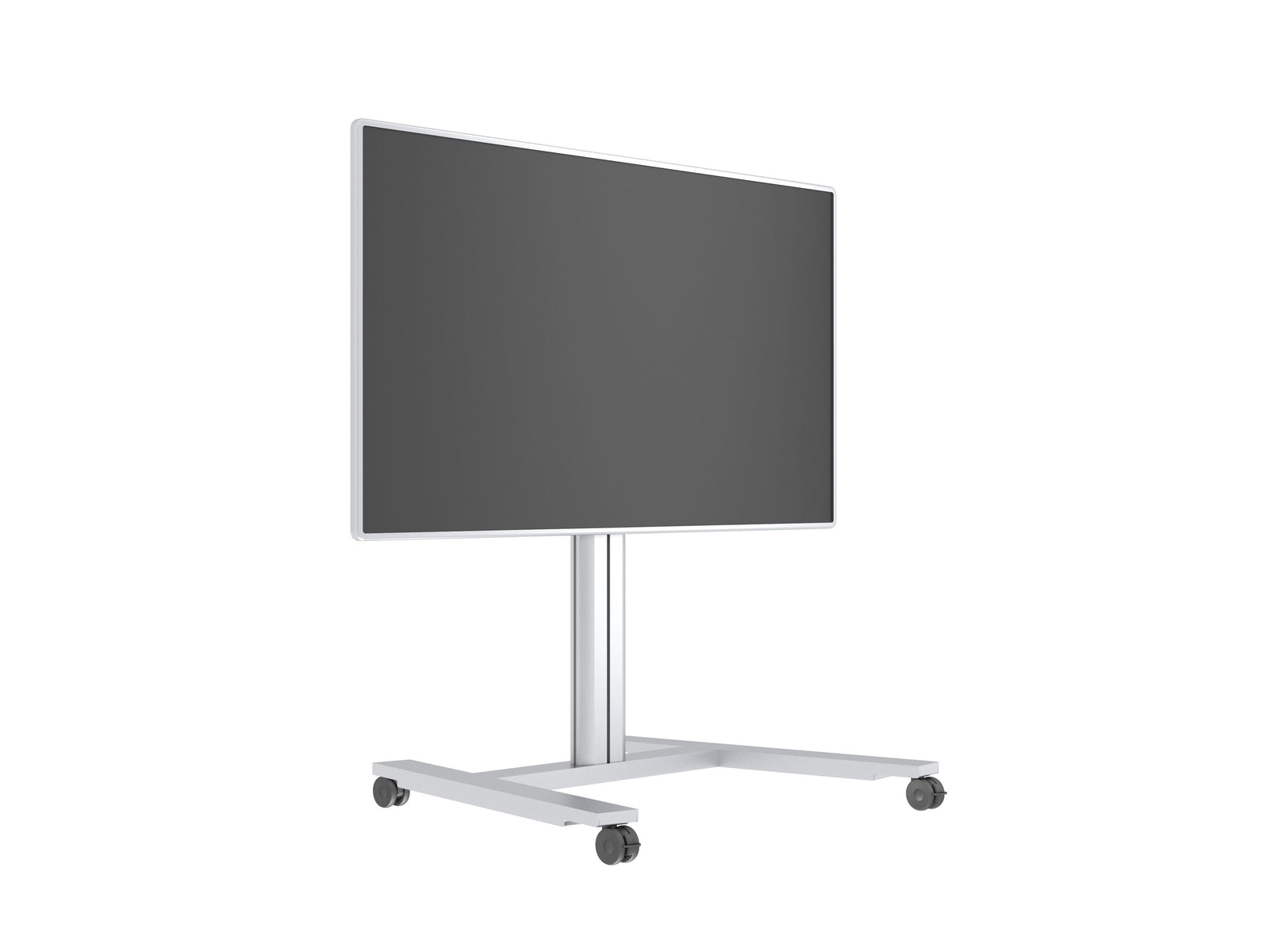 Multibrackets M 110 HD Tilt & Table Silver Mobile Floor Stand for 32"-55" Screens | 7350022735378 Floor Stand Multibrackets
