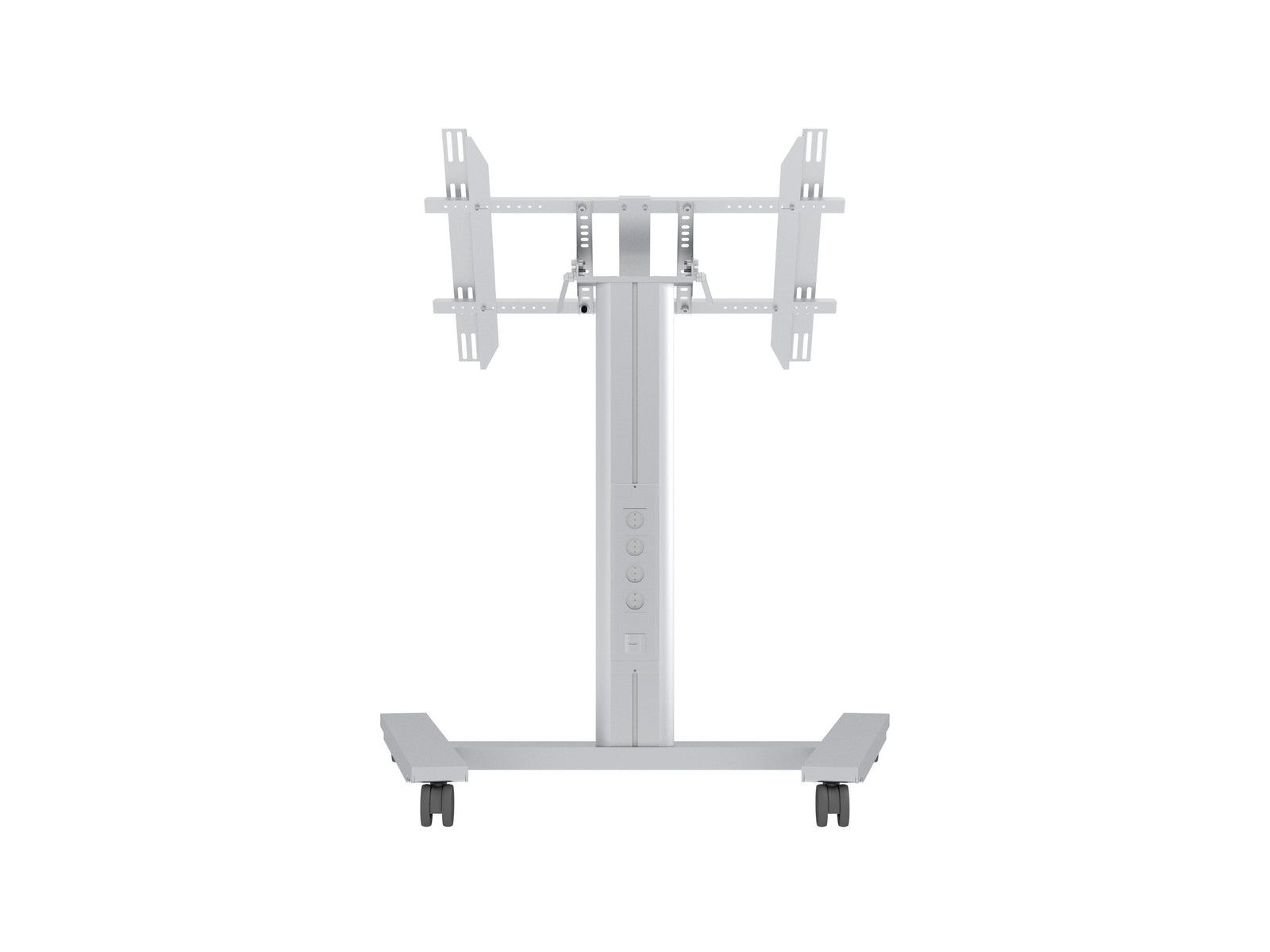 Multibrackets M 110 HD Tilt & Table Silver Mobile Floor Stand for 32"-55" Screens | 7350022735378 Floor Stand Multibrackets