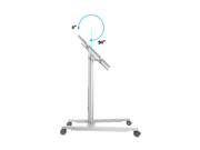 Multibrackets M 110 HD Tilt & Table Silver Mobile Floor Stand for 32"-55" Screens | 7350022735378 Floor Stand Multibrackets