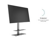 Multibrackets M 145 HD Single Black Floor Stand for 50"–85" Screens | 7350105210860