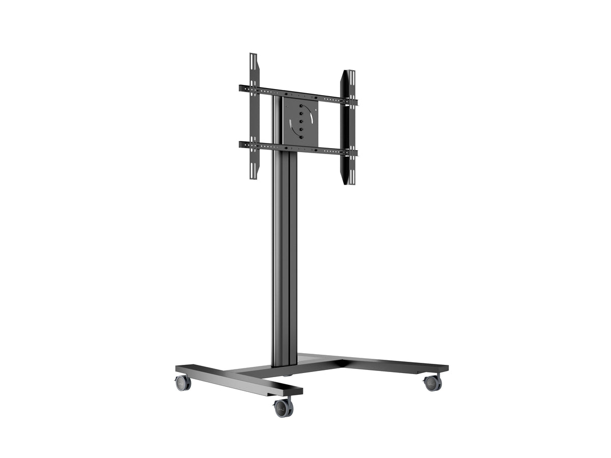 Multibrackets M 145 HD Single Black Mobile Floor Stand for 40"-80" Screens | 7350022736269 Floor Stand Multibrackets