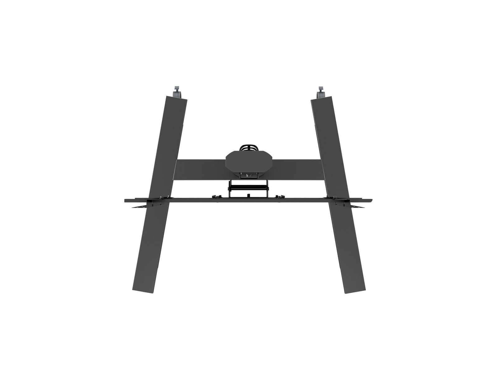 Multibrackets M 145 HD Single Black Mobile Floor Stand for 40"-80" Screens | 7350022736269 Floor Stand Multibrackets