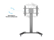 Multibrackets M 145 HD Single Black Mobile Floor Stand for 40"-80" Screens | 7350022736269 Floor Stand Multibrackets