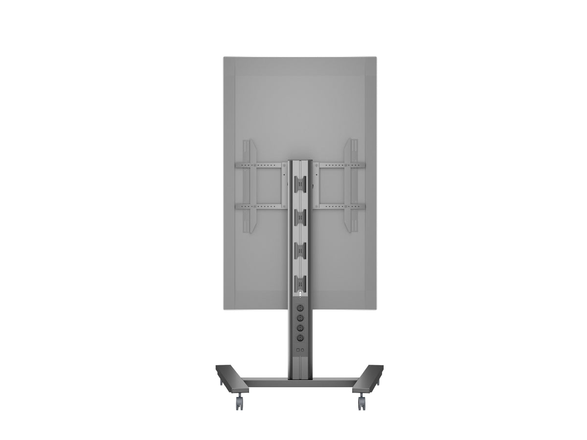 Multibrackets M 145 HD Single Black Mobile Floor Stand for 40"-80" Screens | 7350022736269 Floor Stand Multibrackets