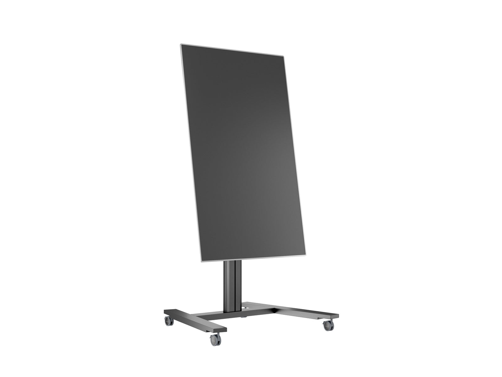 Multibrackets M 145 HD Single Black Mobile Floor Stand for 40"-80" Screens | 7350022736269 Floor Stand Multibrackets