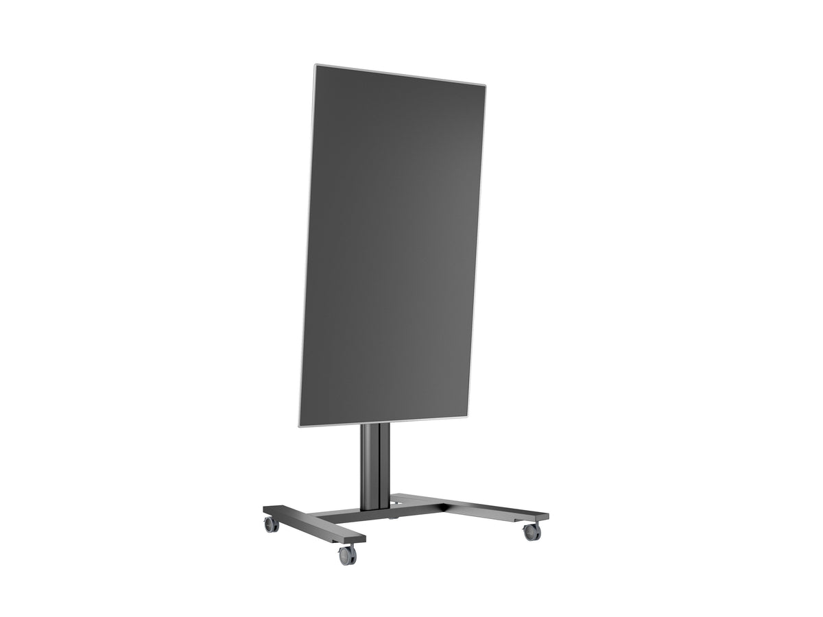 Multibrackets M 145 HD Single Black Mobile Floor Stand for 40"-80" Screens | 7350022736269