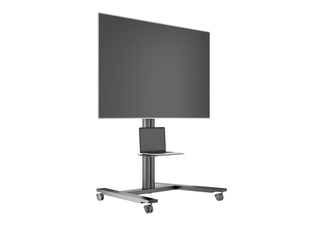 Multibrackets M 145 HD Single Black Mobile Floor Stand for 40"-80" Screens | 7350022736269