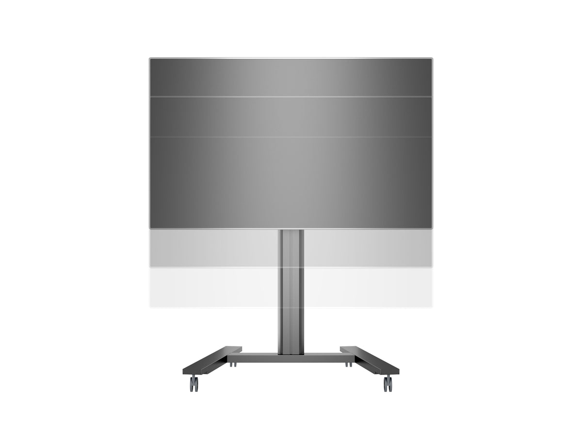 Multibrackets M 145 HD Single Black Mobile Floor Stand for 40"-80" Screens | 7350022736269