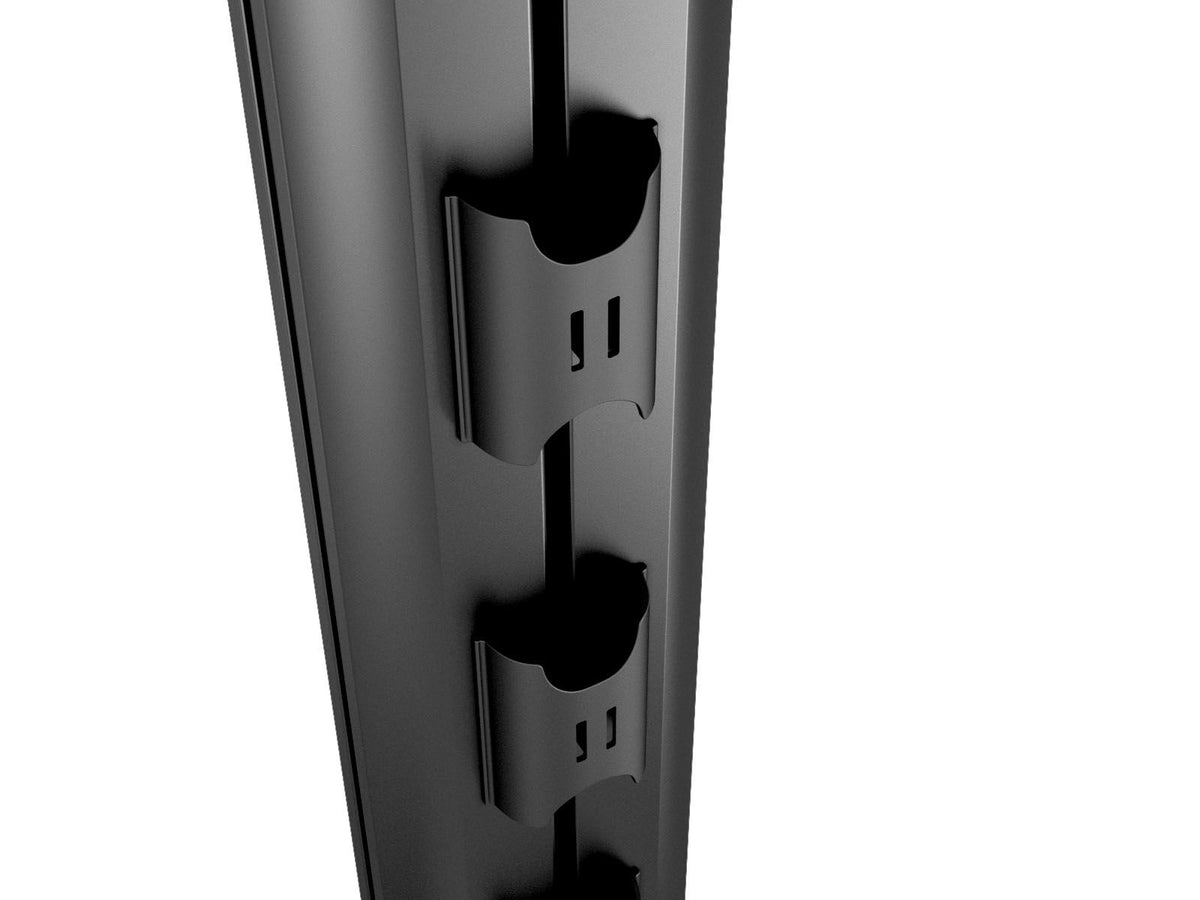 Multibrackets M 145 HD Single Black Mobile Floor Stand for 40"-80" Screens | 7350022736269 Floor Stand Multibrackets