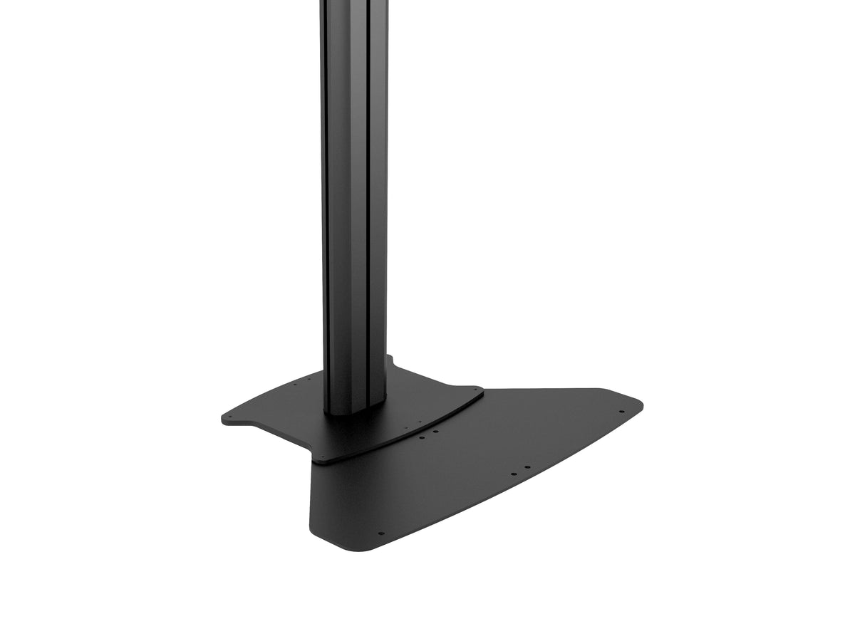 Multibrackets M 145 HD Single Black Mobile Floor Stand for 40"-80" Screens | 7350022736269 Floor Stand Multibrackets
