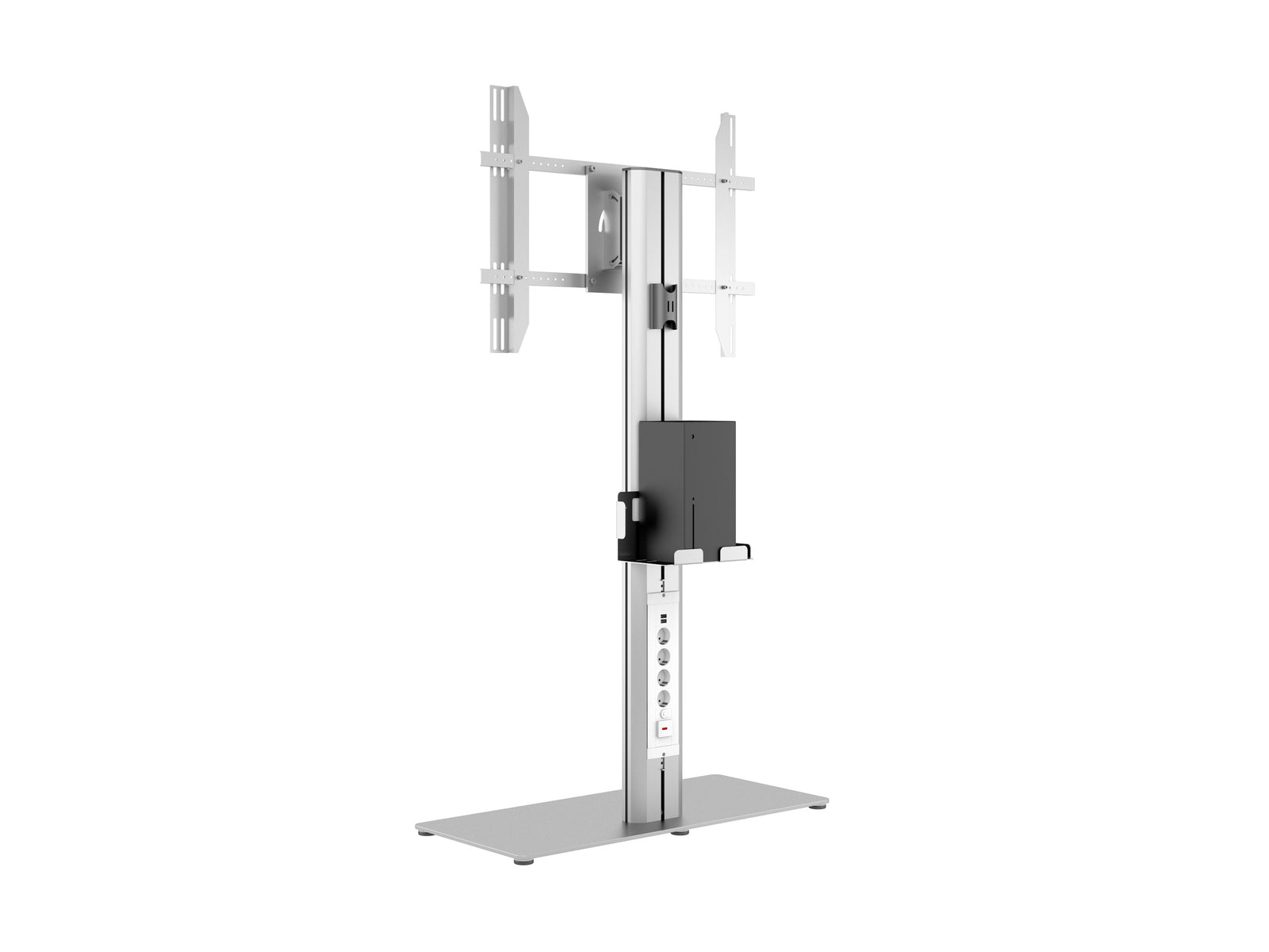 Multibrackets M 145 HD Single Silver Floor Stand for 50"–85" Screens | 7350105210877