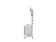Multibrackets M 180 Dual MediaBox4 Silver Mobile Floor Stand for 40"-60" Screens | 7350022737778 Floor Stand Multibrackets