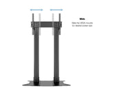 Multibrackets M 180 Dual Pillar Black Heavy-Duty Floor Stand for 70"-110" Screens | 7350073732579 Floor Stand Multibrackets