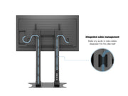 Multibrackets M 180 Dual Pillar Black Heavy-Duty Floor Stand for 70"-110" Screens | 7350073732579 Floor Stand Multibrackets