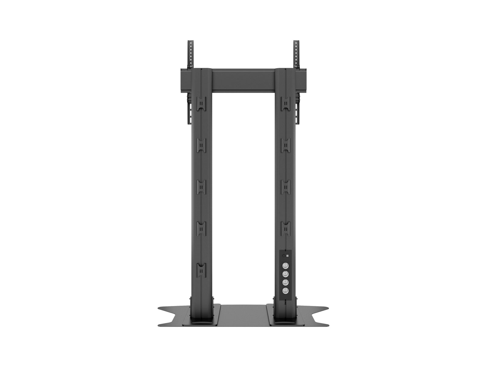 Multibrackets M 180 Dual Pillar Black Heavy-Duty Floor Stand for 70"-110" Screens | 7350073732579 Floor Stand Multibrackets