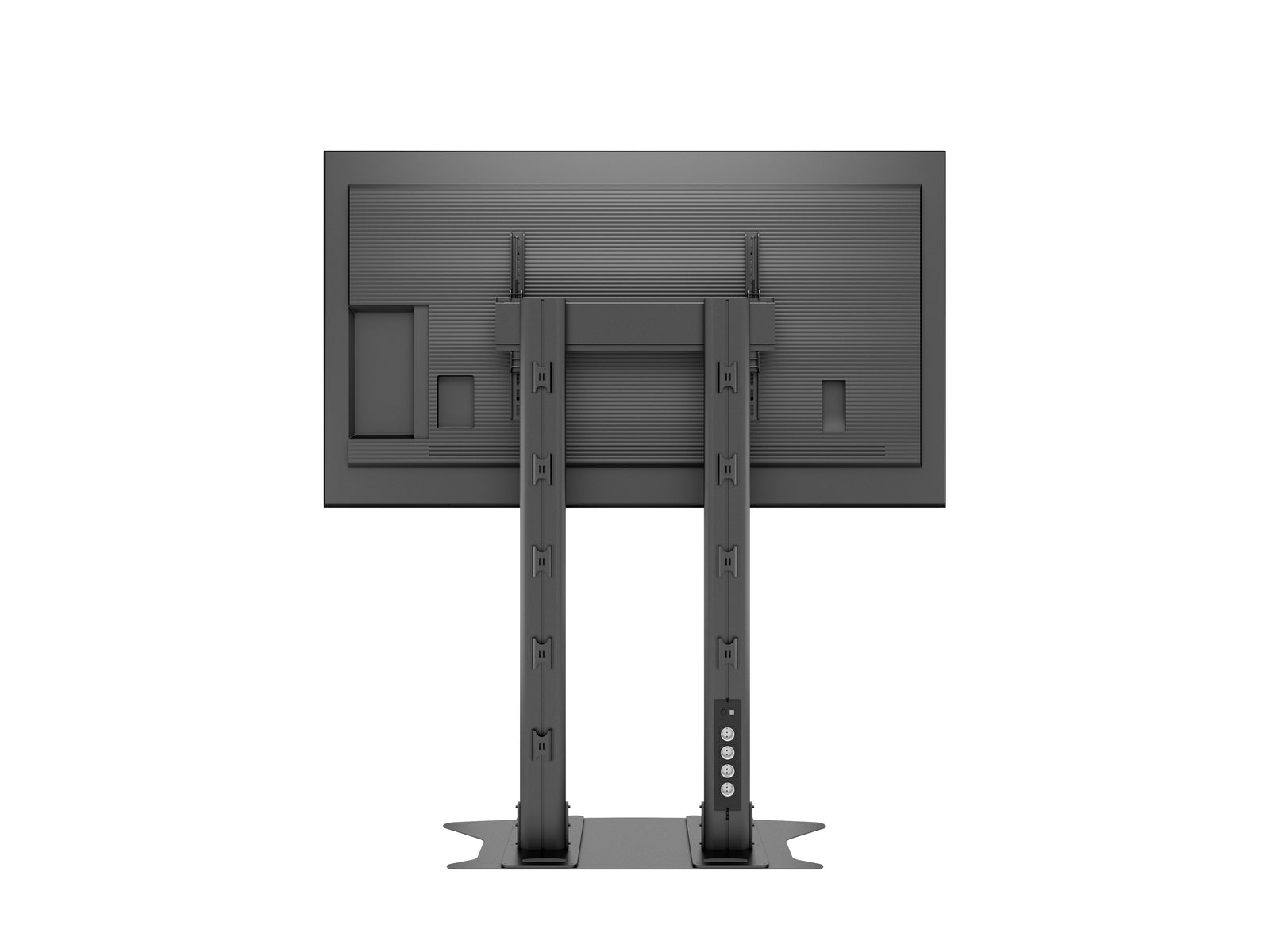 Multibrackets M 180 Dual Pillar Black Heavy-Duty Floor Stand for 70"-110" Screens | 7350073732579 Floor Stand Multibrackets