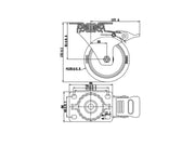 Multibrackets M 180 Dual Pillar Mobile Floor Stand for 70"-115" Screens | 7350073732739