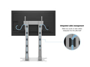 Multibrackets M 180 Dual Pillar Silver Heavy-Duty Floor Stand for 70"-110" Screens | 7350073732555 Floor Stand Multibrackets