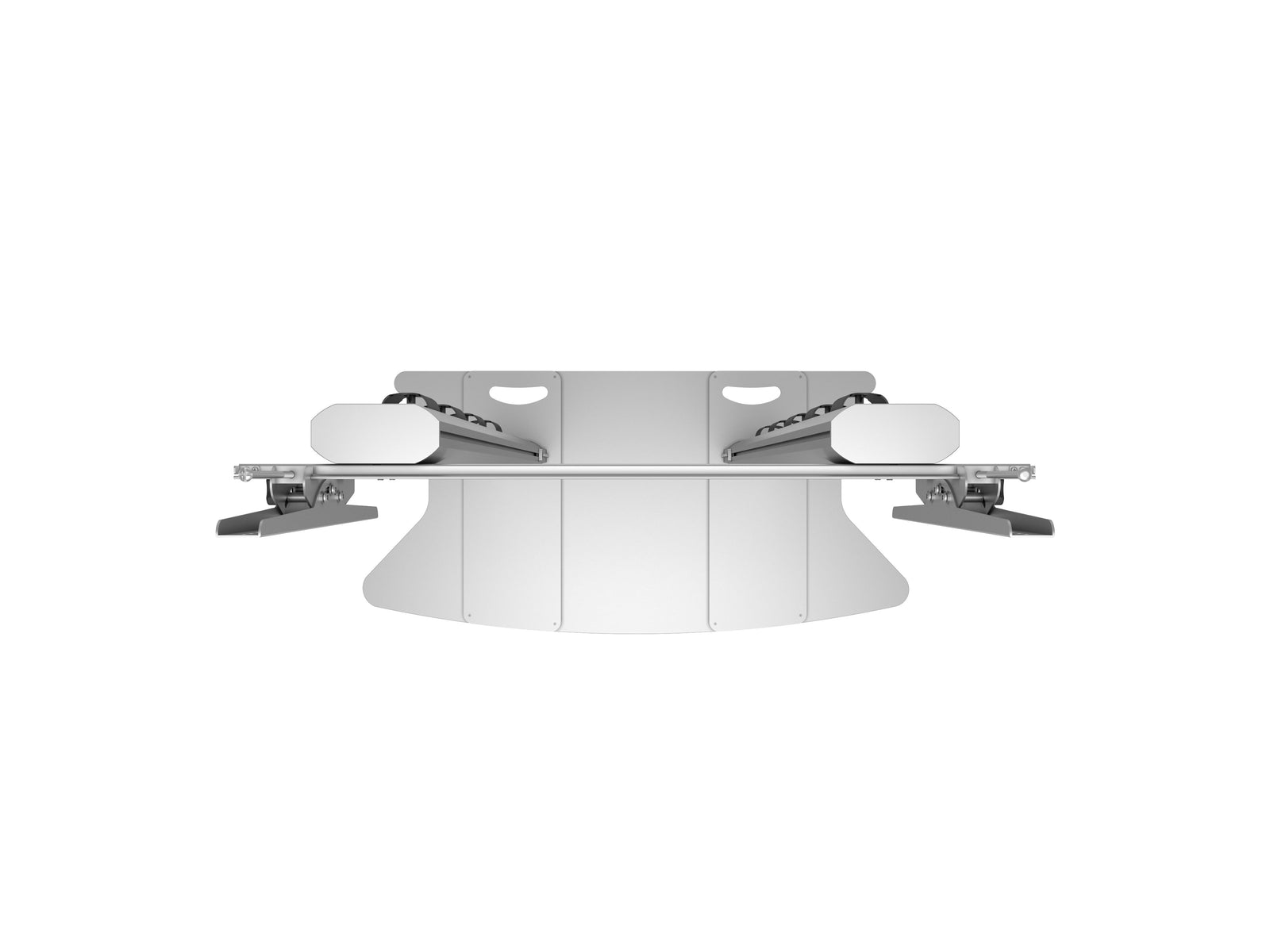 Multibrackets M 180 Dual Pillar Silver Heavy-Duty Floor Stand for 70"-110" Screens | 7350073732555 Floor Stand Multibrackets