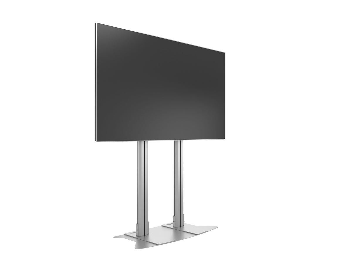 Multibrackets M 180 Dual Pillar Silver Heavy-Duty Floor Stand for 70"-110" Screens | 7350073732555 Floor Stand Multibrackets