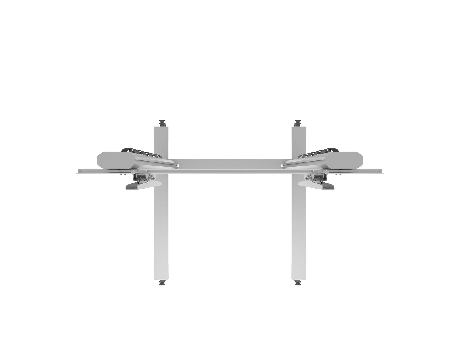 Multibrackets M 180 Dual Pillar Silver Mobile Floor Stand for 70"-115" Screens | 7350073732722 Floor Stand Multibrackets