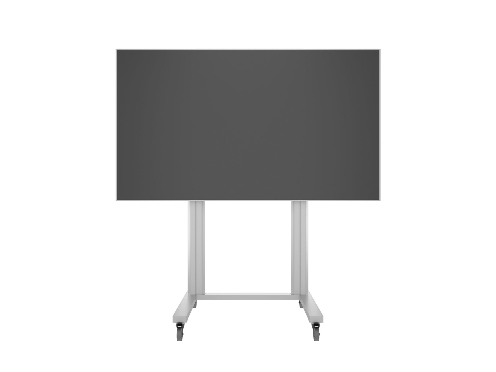 Multibrackets M 180 Dual Pillar Silver Mobile Floor Stand for 70"-115" Screens | 7350073732722 Floor Stand Multibrackets