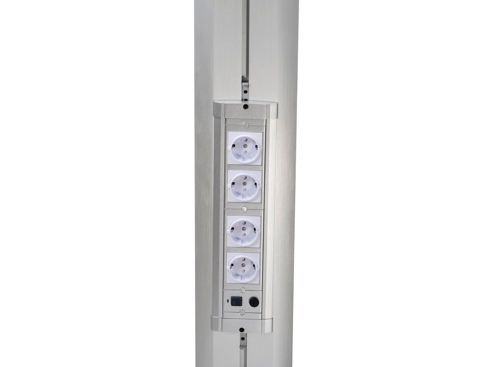 Multibrackets M 180 Dual Pillar Silver Mobile Floor Stand for 70"-115" Screens | 7350073732722 Floor Stand Multibrackets
