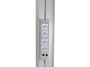 Multibrackets M 180 Dual Pillar Silver Mobile Floor Stand for 70"-115" Screens | 7350073732722 Floor Stand Multibrackets