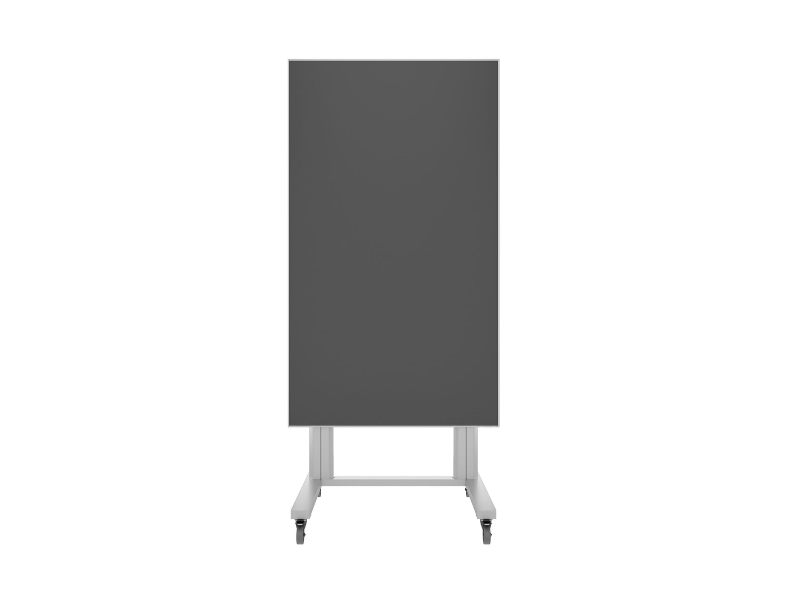 Multibrackets M 180 Dual Pillar Silver Mobile Floor Stand for 70"-115" Screens | 7350073732722 Floor Stand Multibrackets