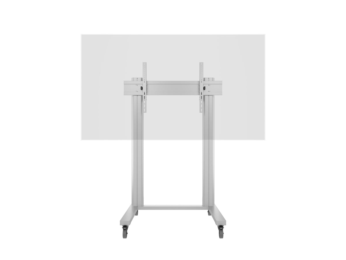 Multibrackets M 180 Dual Pillar Silver Mobile Floor Stand for 70"-115" Screens | 7350073732722 Floor Stand Multibrackets