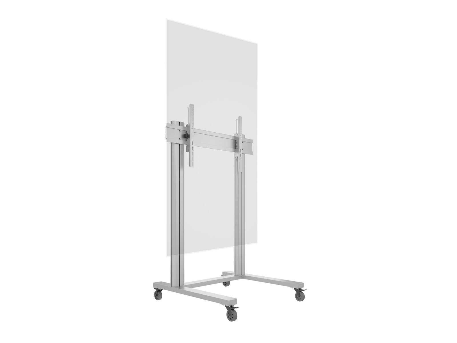 Multibrackets M 180 Dual Pillar Silver Mobile Floor Stand for 70"-115" Screens | 7350073732722