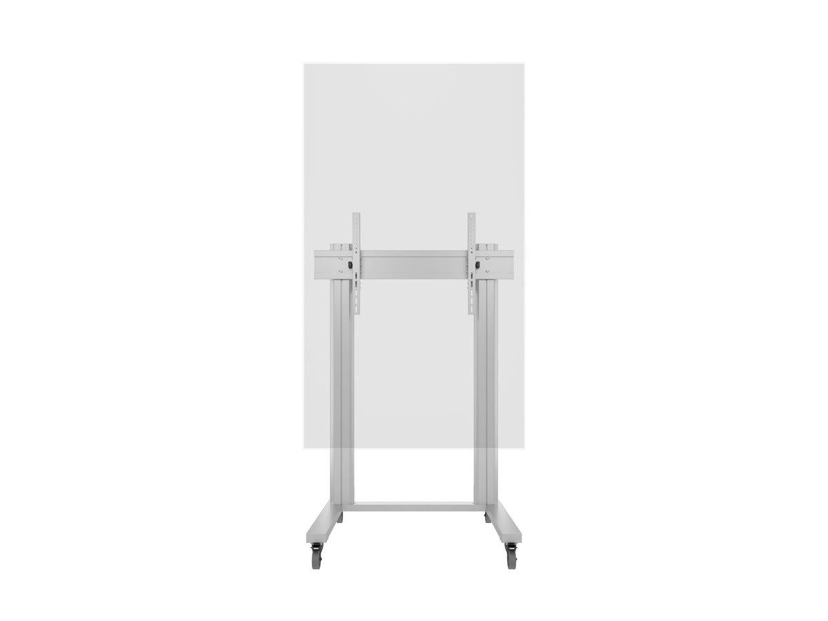 Multibrackets M 180 Dual Pillar Silver Mobile Floor Stand for 70"-115" Screens | 7350073732722