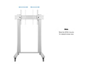 Multibrackets M 180 Dual Pillar Silver Mobile Floor Stand for 70"-115" Screens | 7350073732722