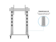 Multibrackets M 180 Dual Pillar Silver Mobile Floor Stand for 70"-115" Screens | 7350073732722
