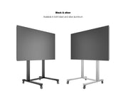 Multibrackets M 180 Dual Pillar Silver Mobile Floor Stand for 70"-115" Screens | 7350073732722