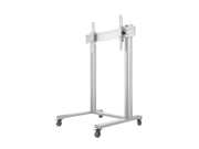 Multibrackets M 180 Dual Pillar Silver Mobile Floor Stand for 70"-115" Screens | 7350073732722 Floor Stand Multibrackets