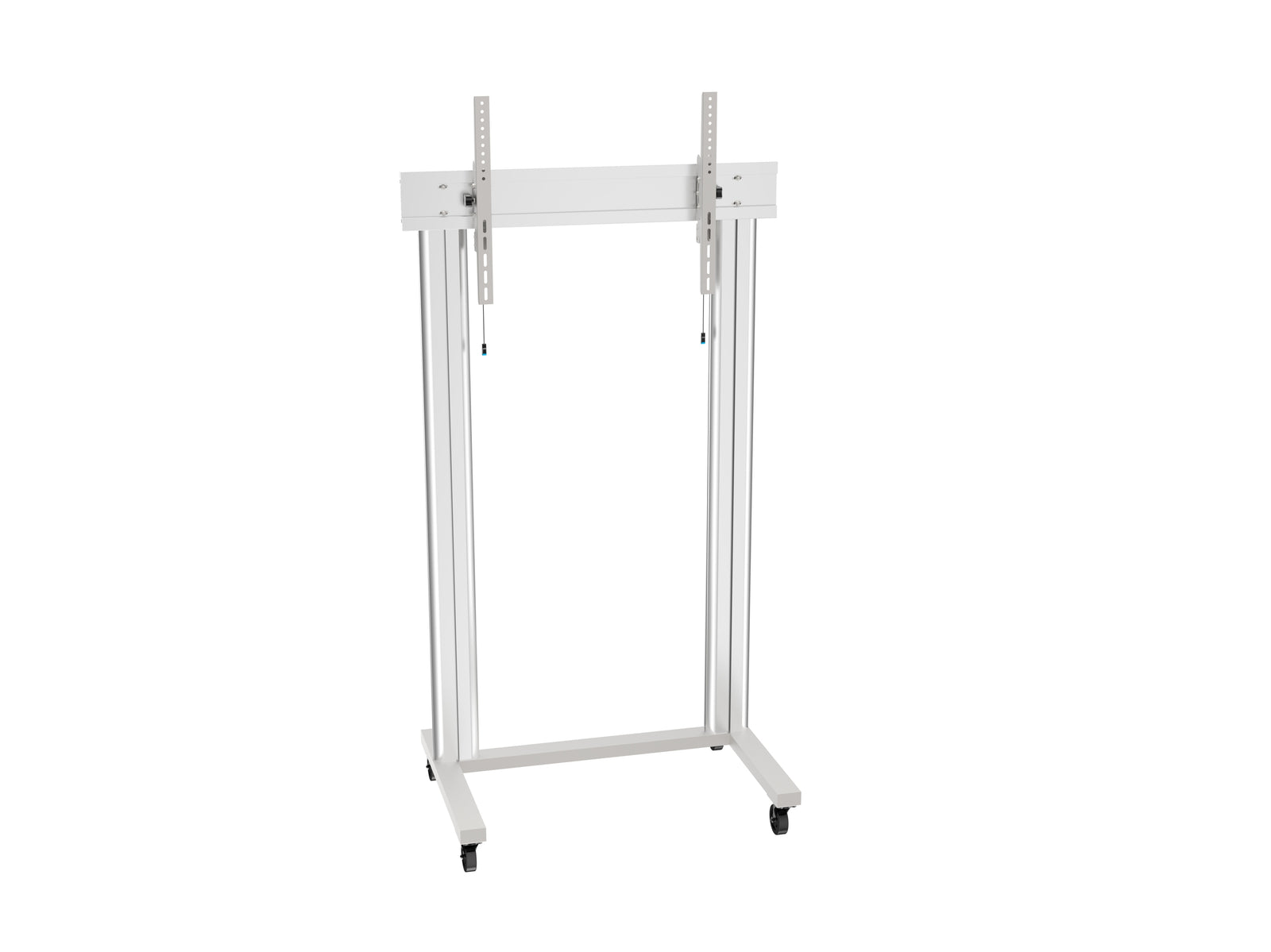 Multibrackets M 180 Dual Pillar Silver Mobile Floor Stand for 70"-115" Screens | 7350073732722 Floor Stand Multibrackets