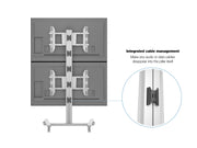 Multibrackets M 180 Dual Vertical Mobile Floor Stand for Two 32"–55" Screens | 7350105212222