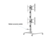 Multibrackets M 180 Dual Vertical Mobile Floor Stand for Two 32"–55" Screens | 7350105212222