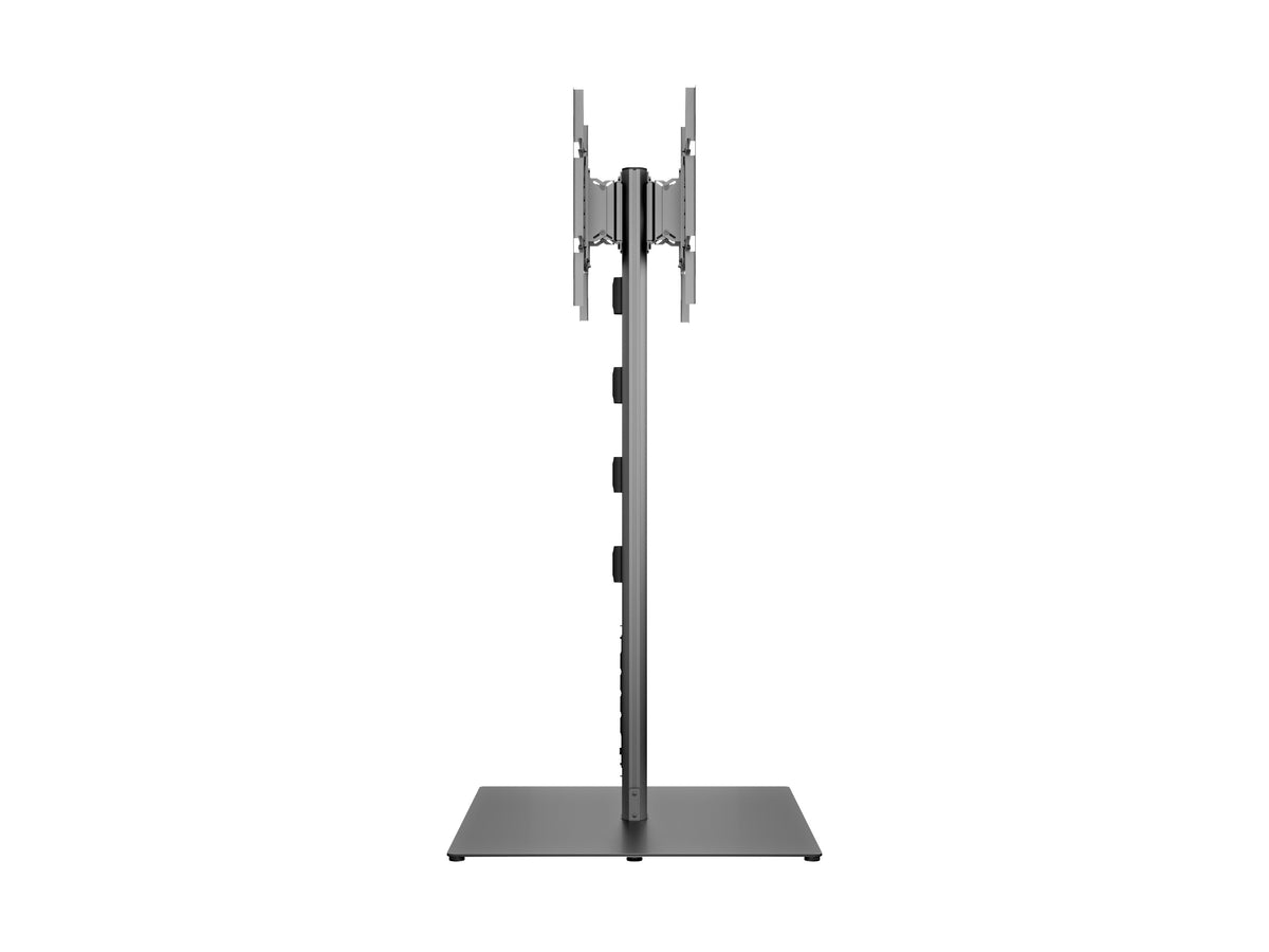 Multibrackets M 180 HD Back-to-Back Black Floor Stand for 55"-80" Screens | 7350073737284 Floor Stand Multibrackets