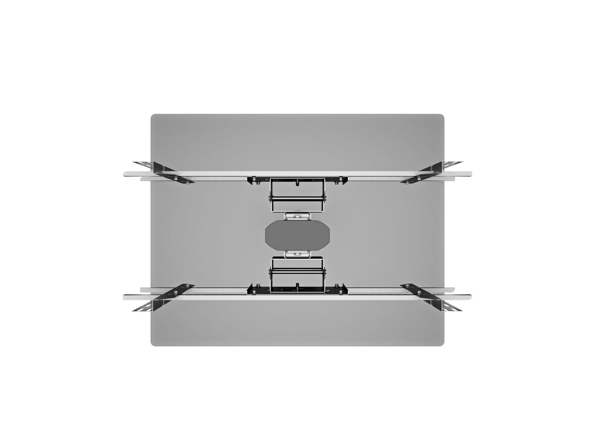 Multibrackets M 180 HD Back-to-Back Black Floor Stand for 55"-80" Screens | 7350073737284 Floor Stand Multibrackets