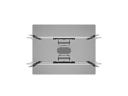 Multibrackets M 180 HD Back-to-Back Black Floor Stand for 55"-80" Screens | 7350073737284 Floor Stand Multibrackets