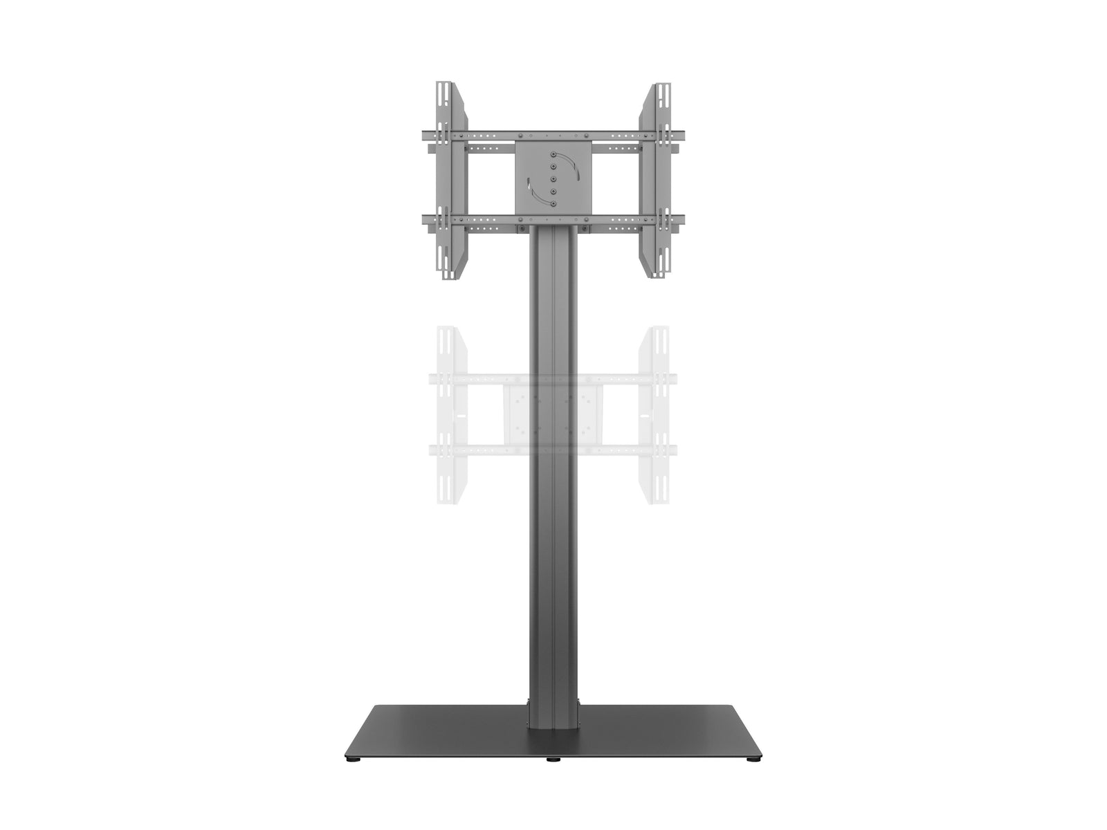 Multibrackets M 180 HD Back-to-Back Black Floor Stand for 55"-80" Screens | 7350073737284 Floor Stand Multibrackets