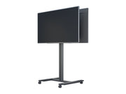 Multibrackets M 180 HD Back-to-Back Black Mobile Floor Stand for 55"-80" Screens | 7350073735983 Floor Stand Multibrackets