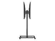 Multibrackets M 180 HD Back-to-Back Black Mobile Floor Stand for 55"-80" Screens | 7350073735983 Floor Stand Multibrackets