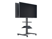 Multibrackets M 180 HD Back-to-Back Black Mobile Floor Stand for 55"-80" Screens | 7350073735983 Floor Stand Multibrackets