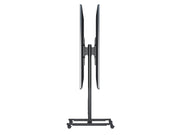Multibrackets M 180 HD Back-to-Back Black Mobile Floor Stand for 55"-80" Screens | 7350073735983 Floor Stand Multibrackets